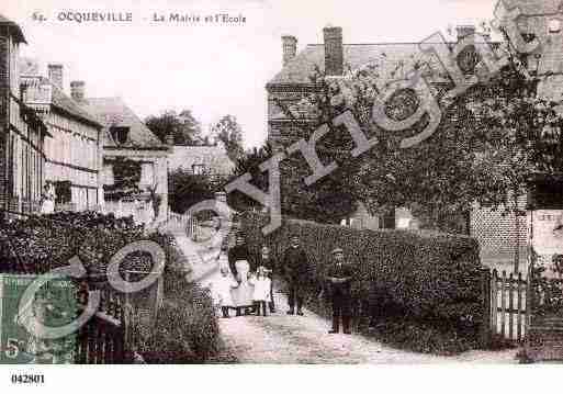 Ville de OCQUEVILLE, carte postale ancienne