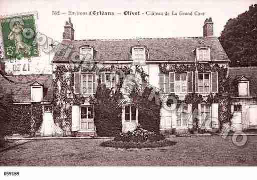 Ville de OLIVET, carte postale ancienne