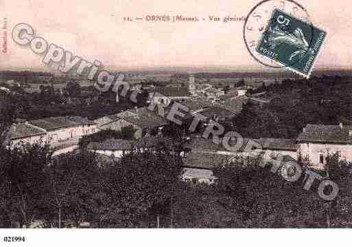 Ville de ORNES, carte postale ancienne