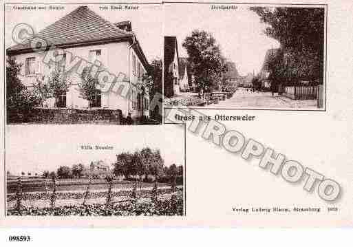 Ville de OTTERSWILLER, carte postale ancienne