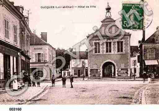 Ville de OUCQUES, carte postale ancienne