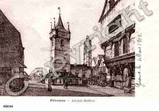 Ville de PERONNE, carte postale ancienne