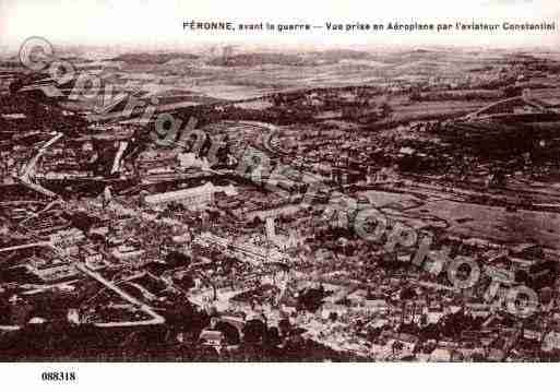 Ville de PERONNE, carte postale ancienne