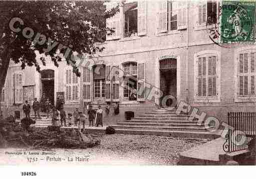 Ville de PERTUIS, carte postale ancienne