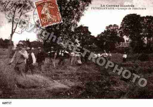 Ville de PEYRELEVADE, carte postale ancienne