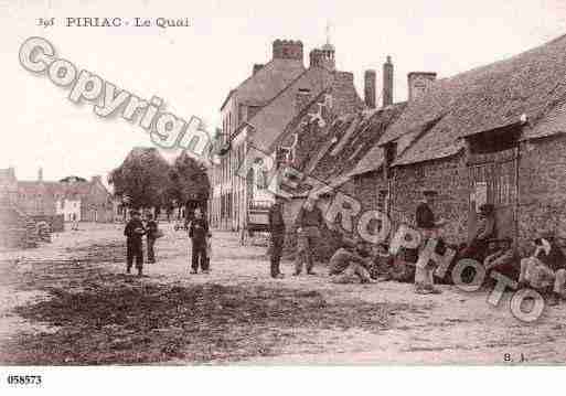 Ville de PIRIACSURMER, carte postale ancienne