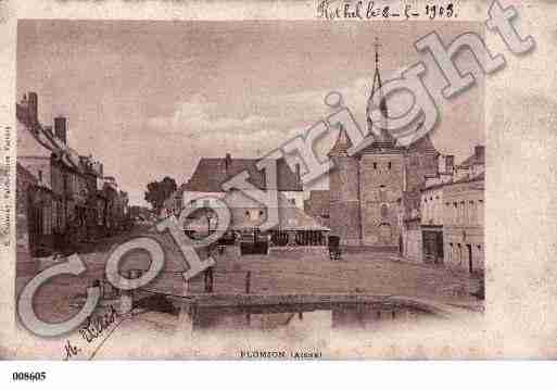 Ville de PLOMION, carte postale ancienne