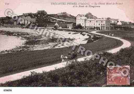 Ville de PLOUGASNOU, carte postale ancienne