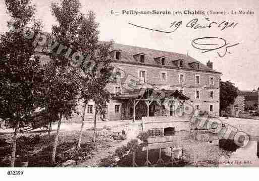 Ville de POILLYSURSEREIN, carte postale ancienne