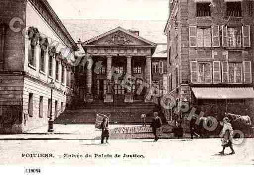 Ville de POITIERS, carte postale ancienne