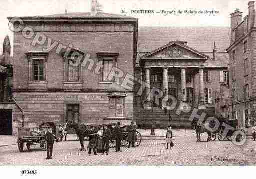 Ville de POITIERS, carte postale ancienne