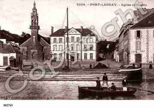 Ville de PORTLAUNAY, carte postale ancienne