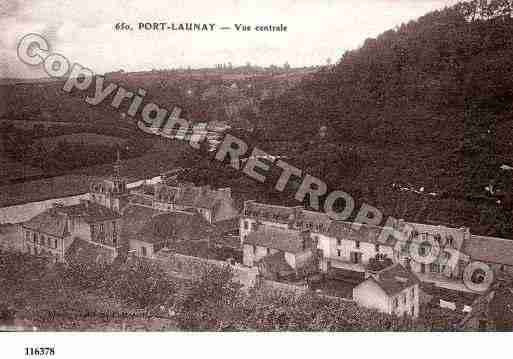 Ville de PORTLAUNAY, carte postale ancienne