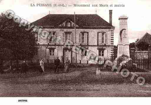 Ville de PUISAYE(LA), carte postale ancienne