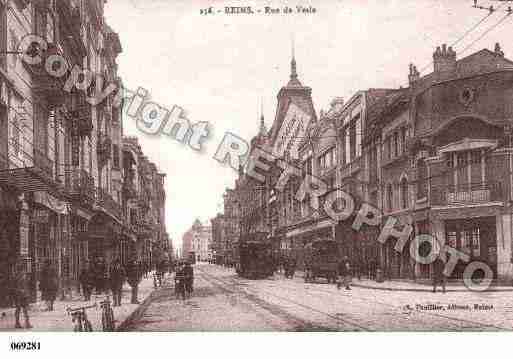 Ville de REIMS, carte postale ancienne