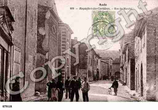 Ville de ROQUEFORTDESCORBIERES, carte postale ancienne