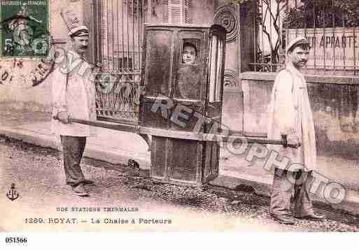 Ville de ROYAT, carte postale ancienne