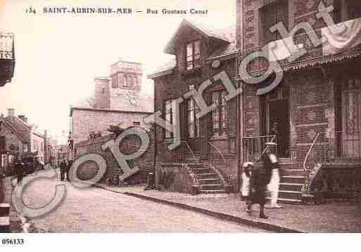 Ville de SAINTAUBINSURMER, carte postale ancienne