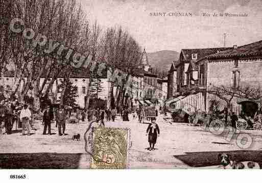 Ville de SAINTCHINIAN, carte postale ancienne