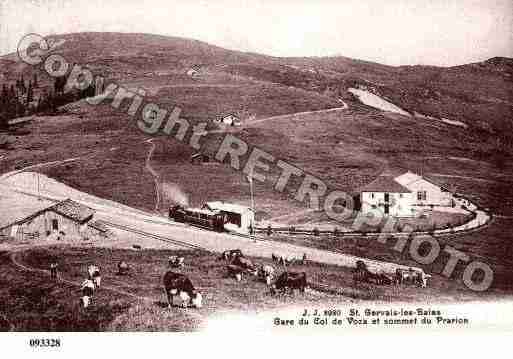 Ville de SAINTGERVAISLESBAINS, carte postale ancienne Ville de SAINTGERVAISLESBAINS, carte postale ancienne