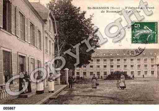 Ville de SAINTMASMES, carte postale ancienne