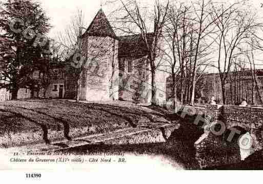 Ville de SAINTEFOYLAGRANDE, carte postale ancienne