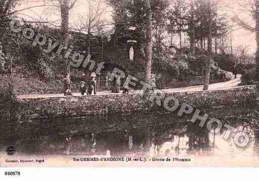 Ville de SAINTEGEMMESD'ANDIGNE, carte postale ancienne