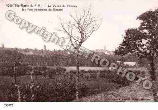 Ville de SAINTEMARIE, carte postale ancienne