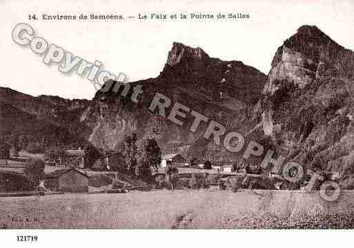 Ville de SAMOENS, carte postale ancienne