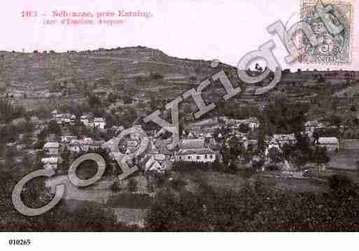 Ville de SEBRAZAC, carte postale ancienne