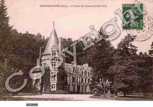 Ville de SERIFONTAINEDROITECOURT, carte postale ancienne