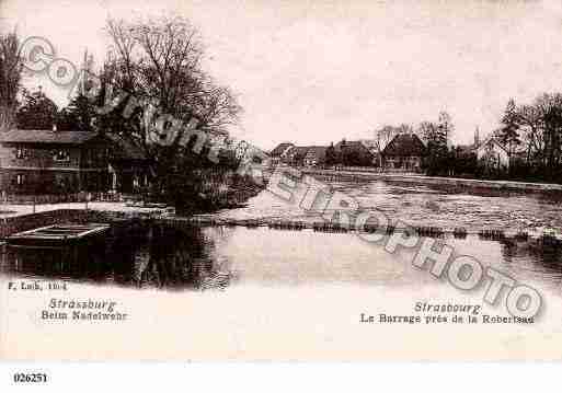 Ville de STRASBOURG, carte postale ancienne