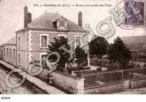 Ville de TERMINIERS, carte postale ancienne