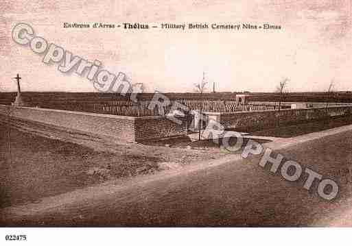 Ville de THELUS, carte postale ancienne