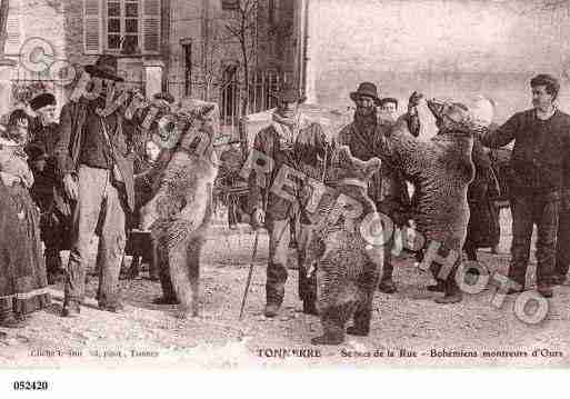 Ville de TONNERRE, carte postale ancienne