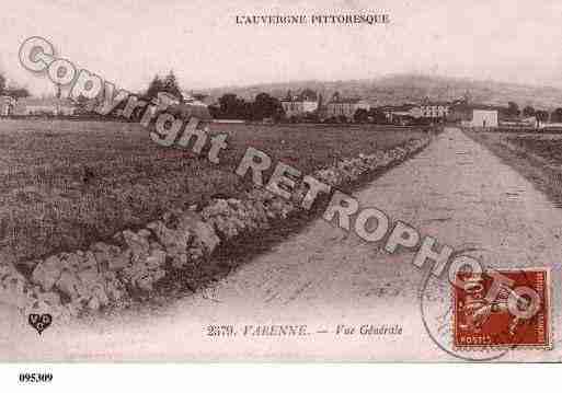 Ville de VARENNESSURUSSON, carte postale ancienne