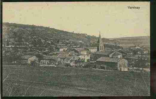 Ville de VARVINAY, carte postale ancienne