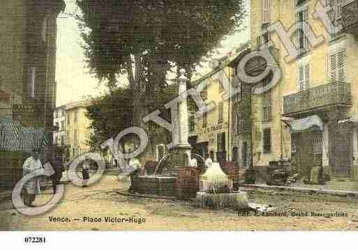 Ville de VENCE, carte postale ancienne