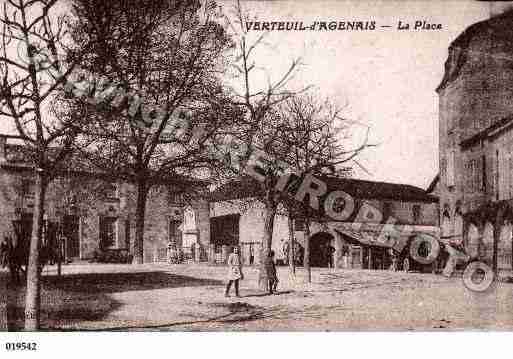 Ville de VERTEUILD\'AGENAIS, carte postale ancienne