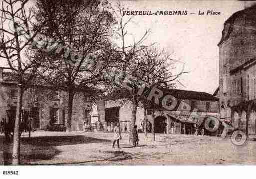 Ville de VERTEUILD'AGENAIS, carte postale ancienne