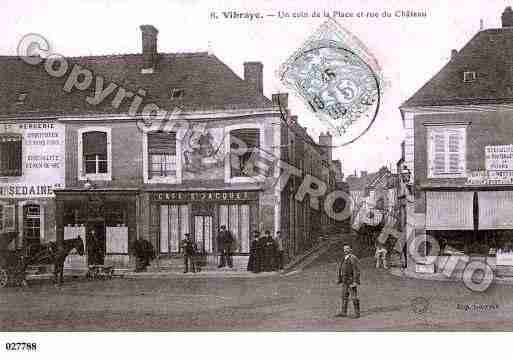 Ville de VIBRAYE, carte postale ancienne