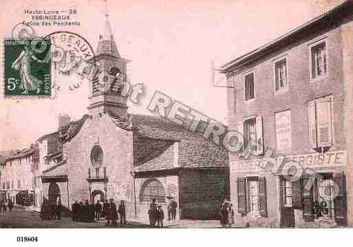 Ville de YSSINGEAUX, carte postale ancienne