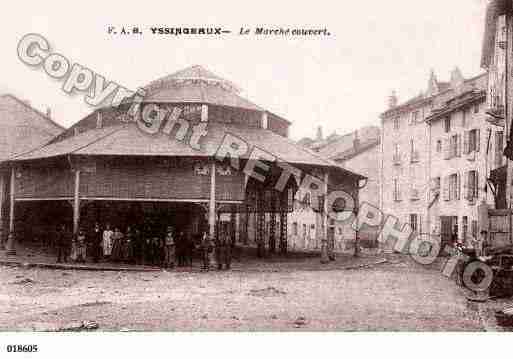 Ville de YSSINGEAUX, carte postale ancienne