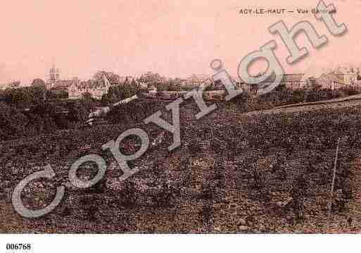 Ville de ACY, carte postale ancienne