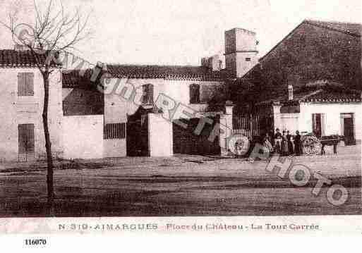 Ville de AIMARGUES, carte postale ancienne