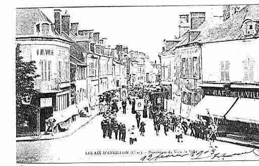 Ville de AIXD'ANGILLON(LES), carte postale ancienne