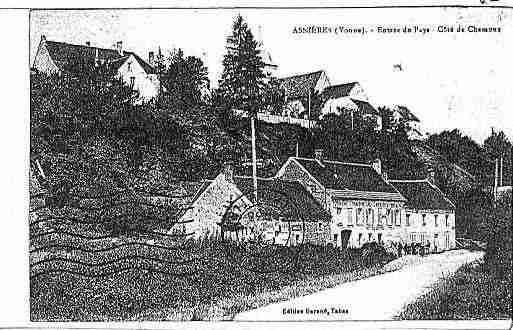 Ville de ASNIERESSBOIS, carte postale ancienne