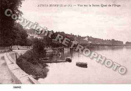 Ville de ATHISMONS, carte postale ancienne