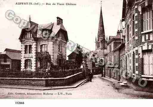 Ville de AUFFAY, carte postale ancienne