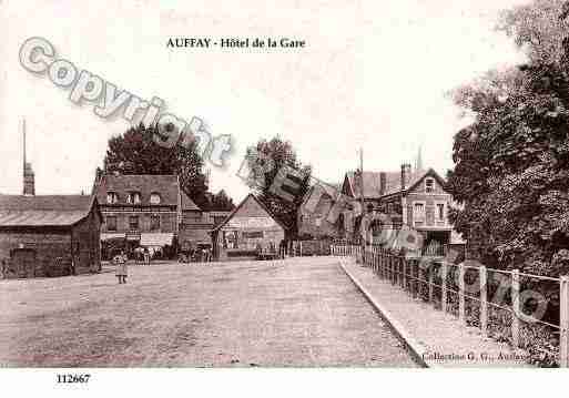 Ville de AUFFAY, carte postale ancienne